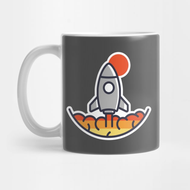 Rocket by mikehilldesign